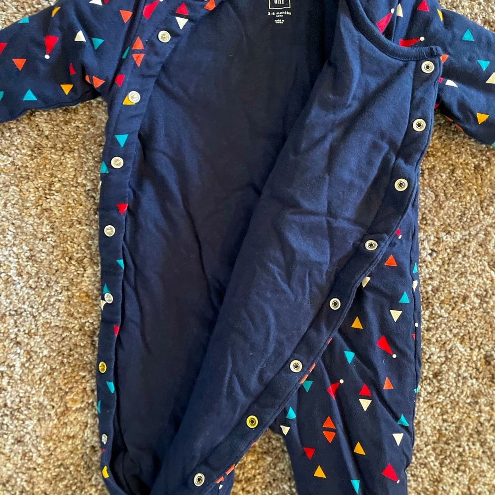 Gap quilted onesie, warm.